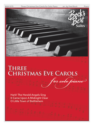 Book cover for Three Christmas Eve Carols