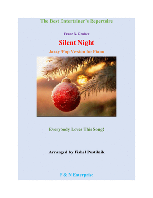 Book cover for "Silent Night" for Piano (Jazz/Pop Version)-Video