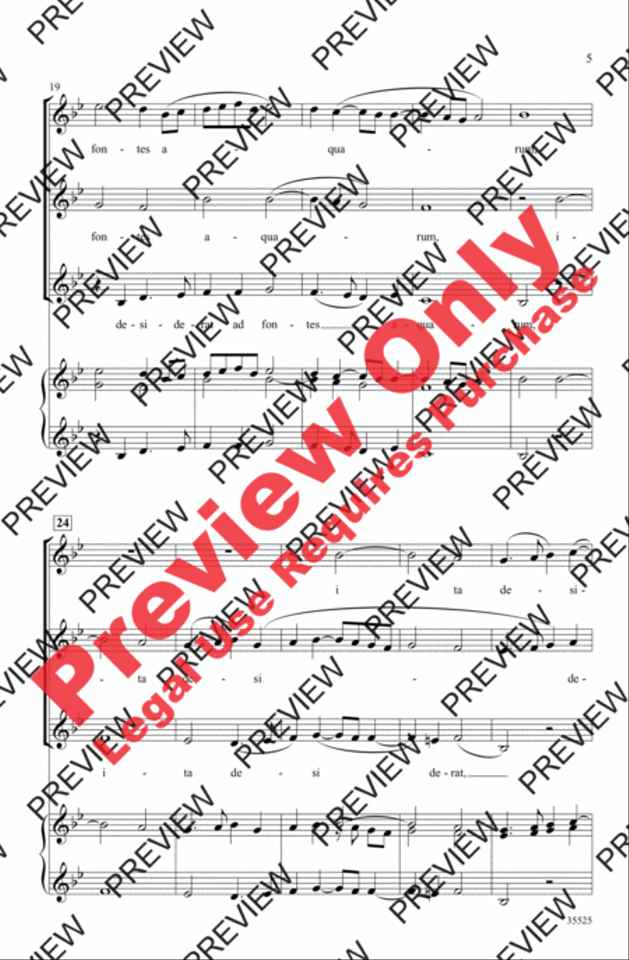 Sicut Cervus Sicut Cervus Women's Choir scores gallery preview page 5