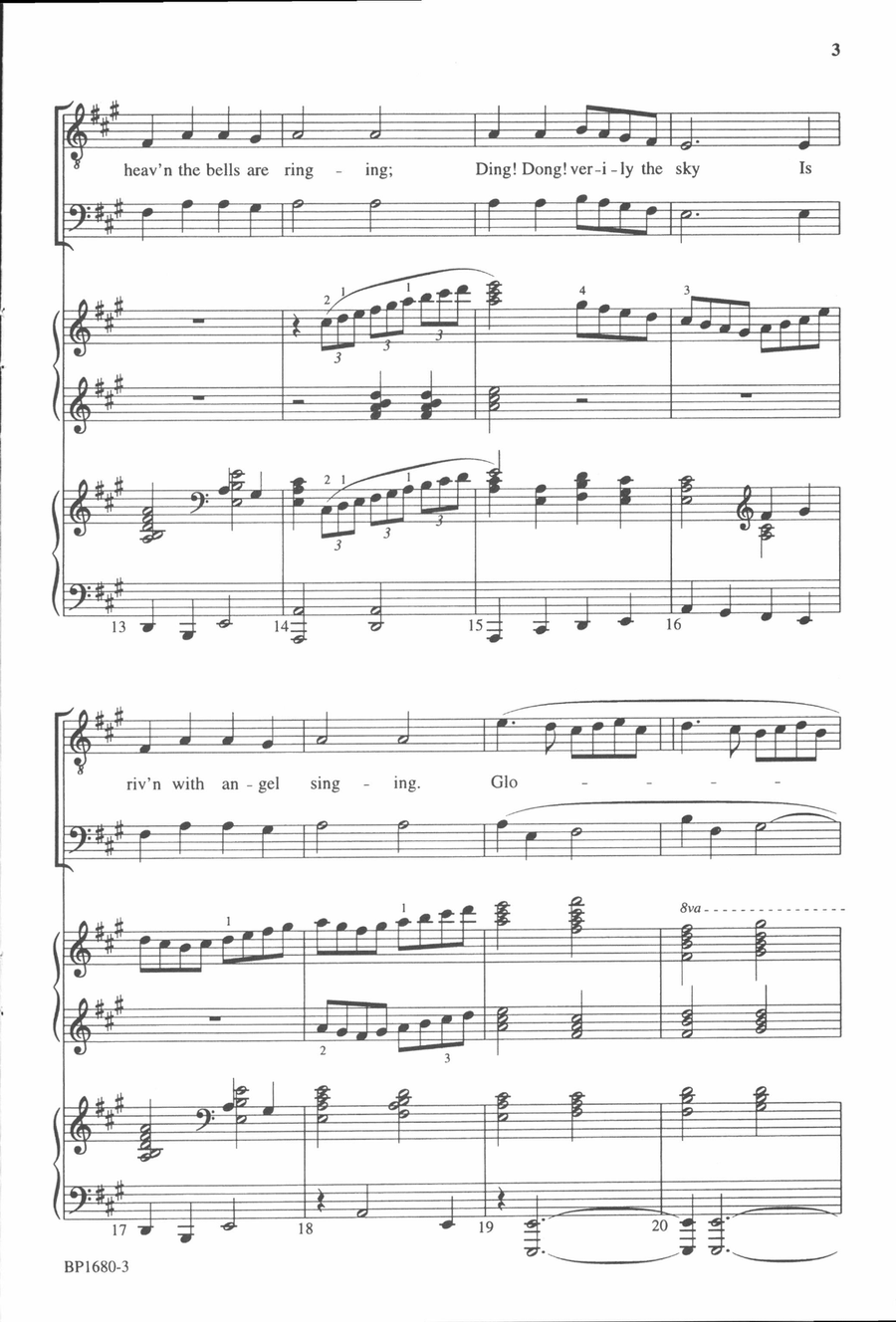 Ding! Dong! Merrily on High - TTBB TTBB scores gallery preview page 4