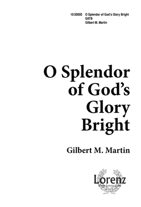 Book cover for O Splendor of God's Glory Bright