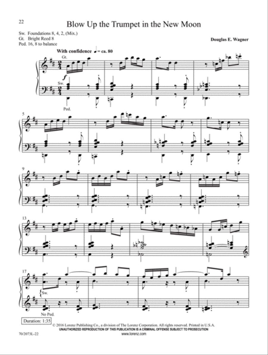 Joys Are Flowing Joys Are Flowing Organ Solo scores gallery preview page 10