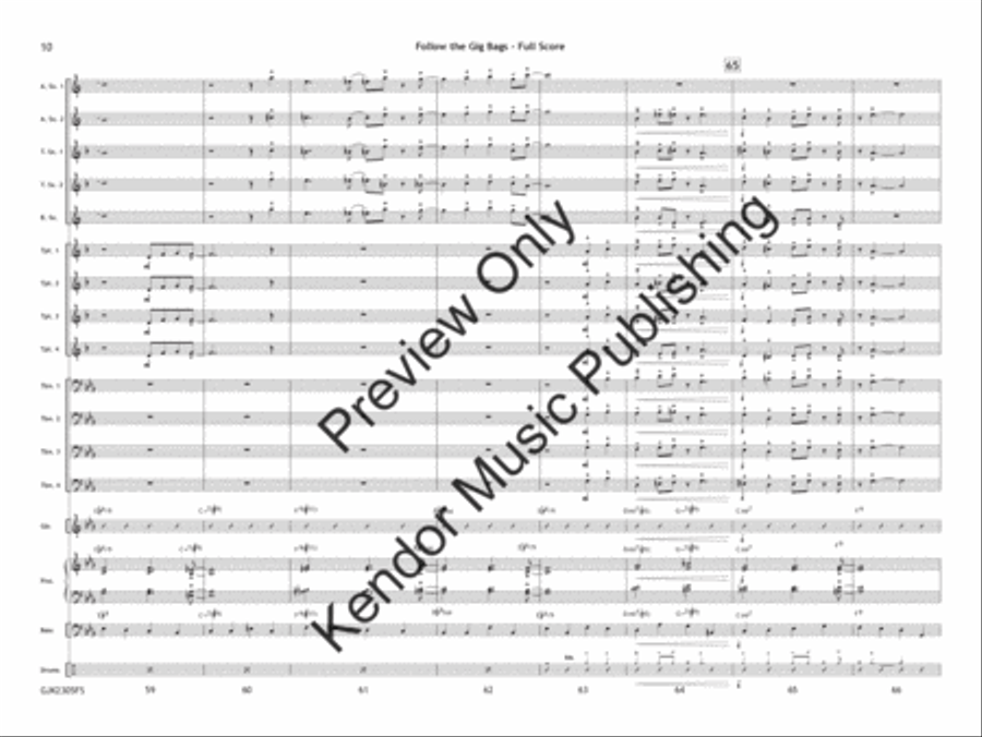 Bossa Doce Bossa Doce Jazz Ensemble scores gallery preview page 11