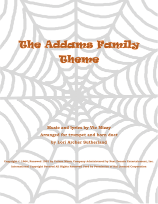 Book cover for The Addams Family Theme