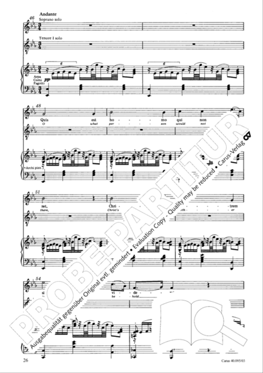 The Seven Words (Die Sieben Worte) 4-Part scores gallery preview page 27