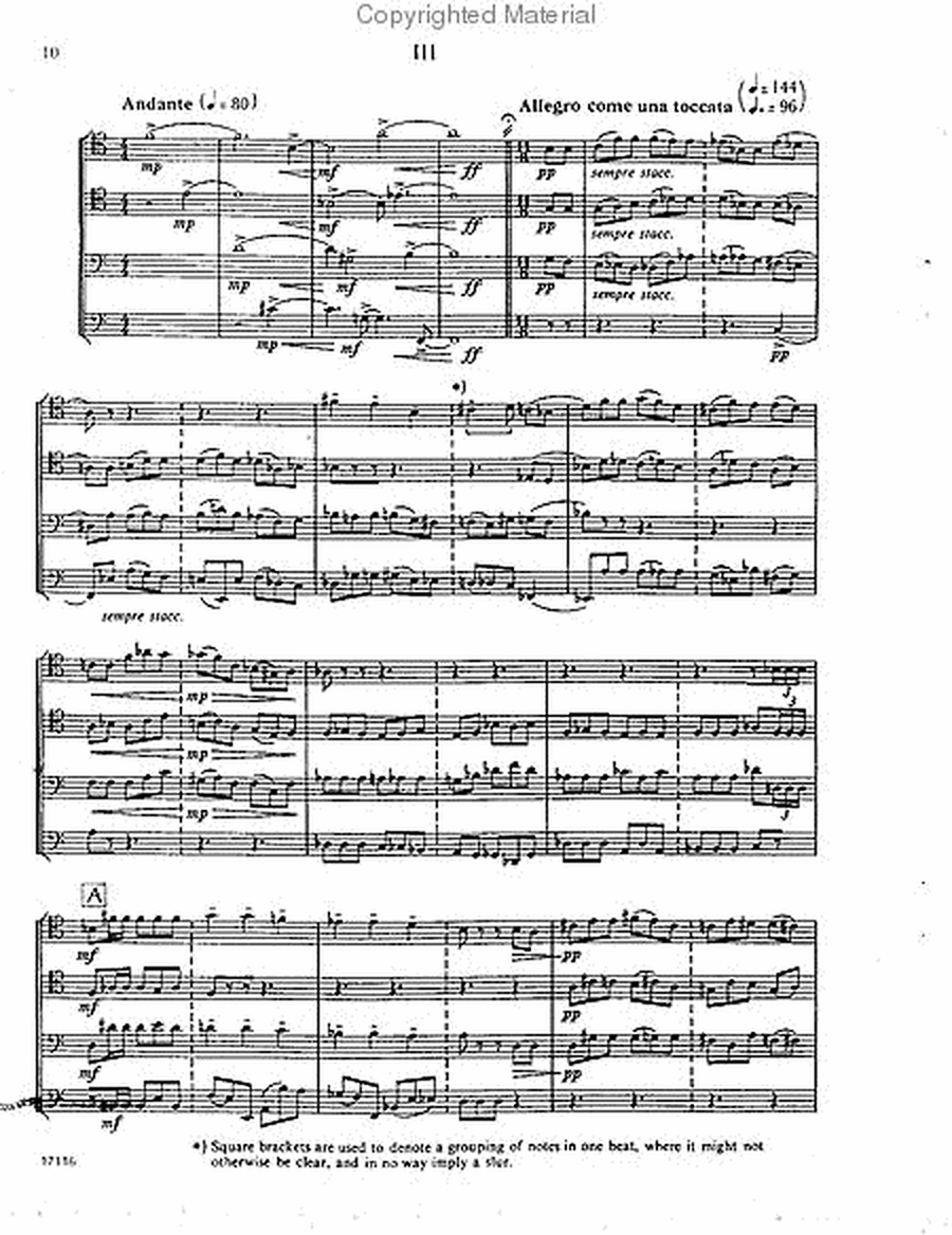 Quartet '74 for Trombone Quartet