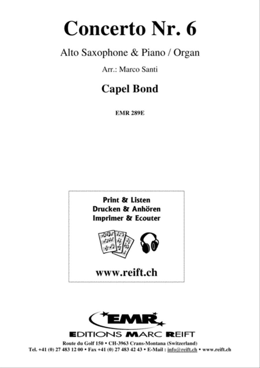 Concerto No. 6 Alto Saxophone scores gallery preview page 2