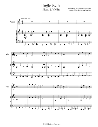 Jingle Bells (Jazz Piano & Violin)