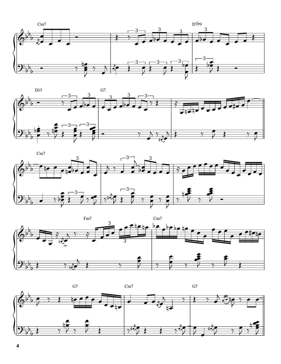 Summertime Piano scores gallery preview page 4
