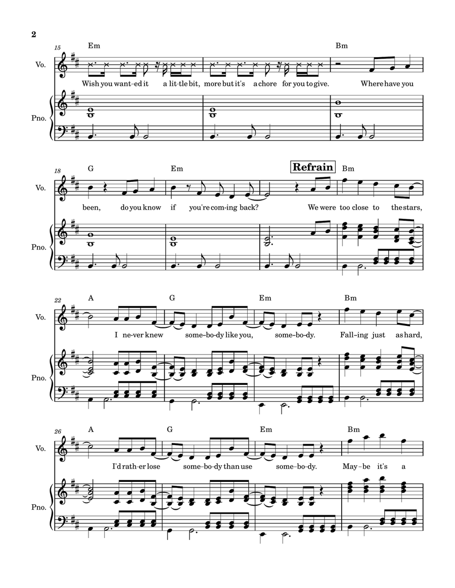 Reflections Piano, Vocal, Guitar scores gallery preview page 2