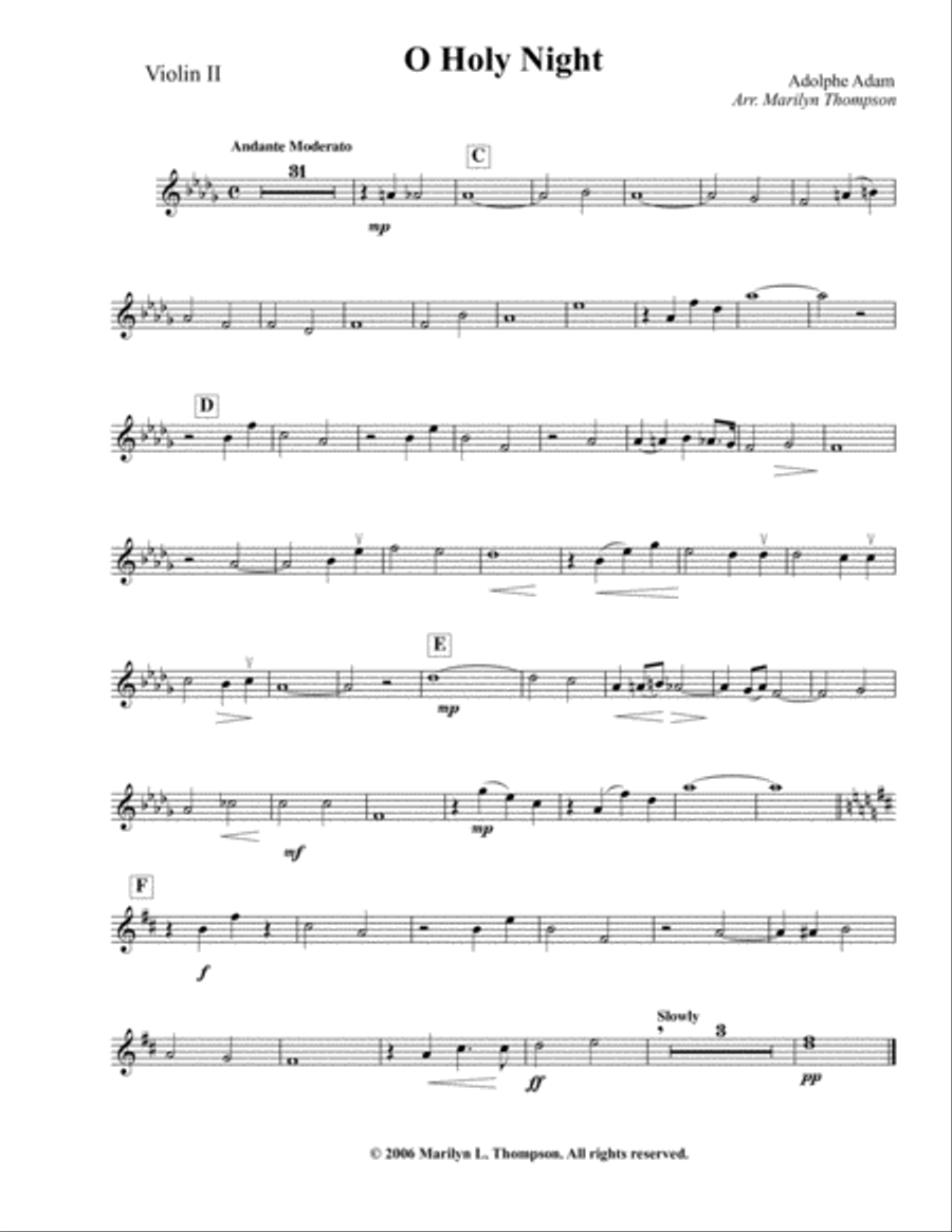 O Holy Night--Parts.pdf Large Ensemble scores gallery preview page 3