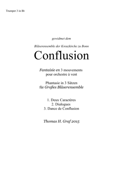 Conflusion - Suite - Wind Ensemble - Trumpet 3