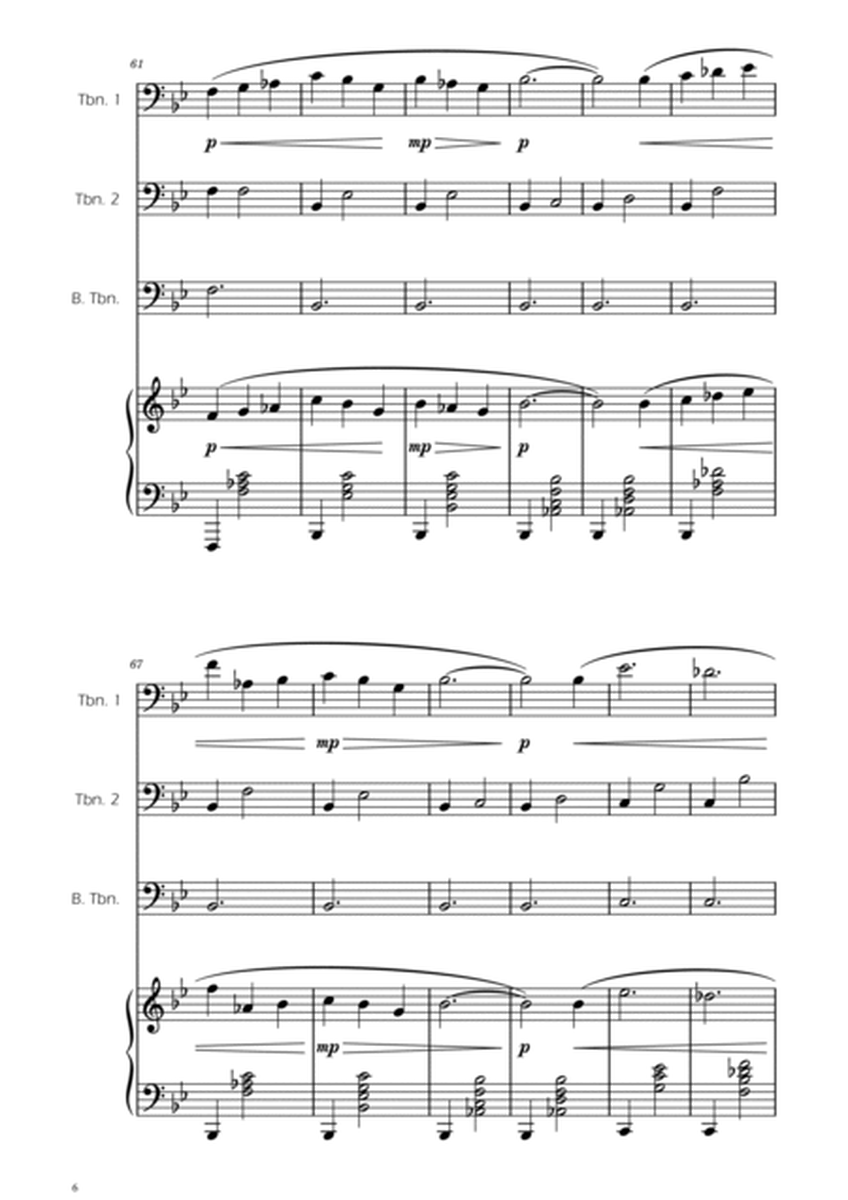 Gymnopedie No. 1 - Trombone Trio image number null