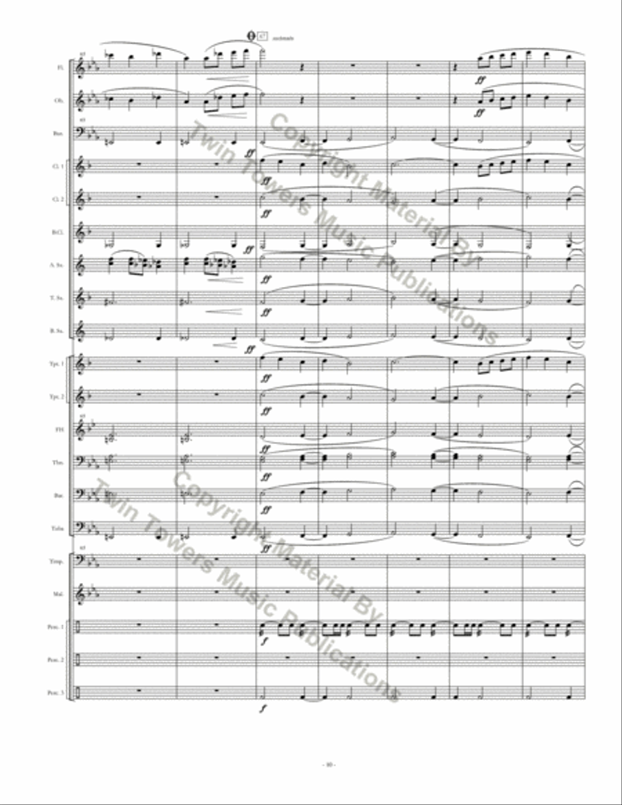 Monuments Monuments Concert Band scores gallery preview page 11