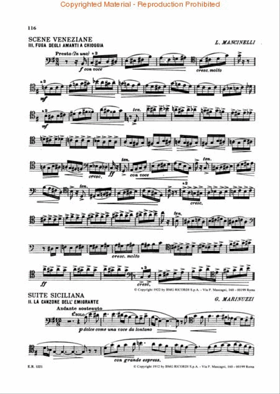 Difficult and Solo Passages