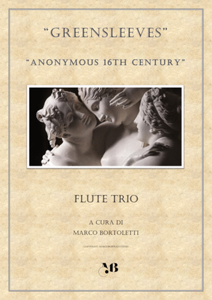 Book cover for "Greensleeves" Flute Trio