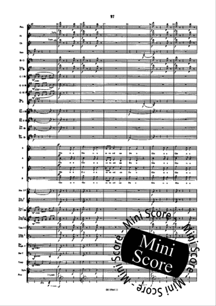 Missa Solemnis Missa Solemnis Mixed Choir scores gallery preview page 35