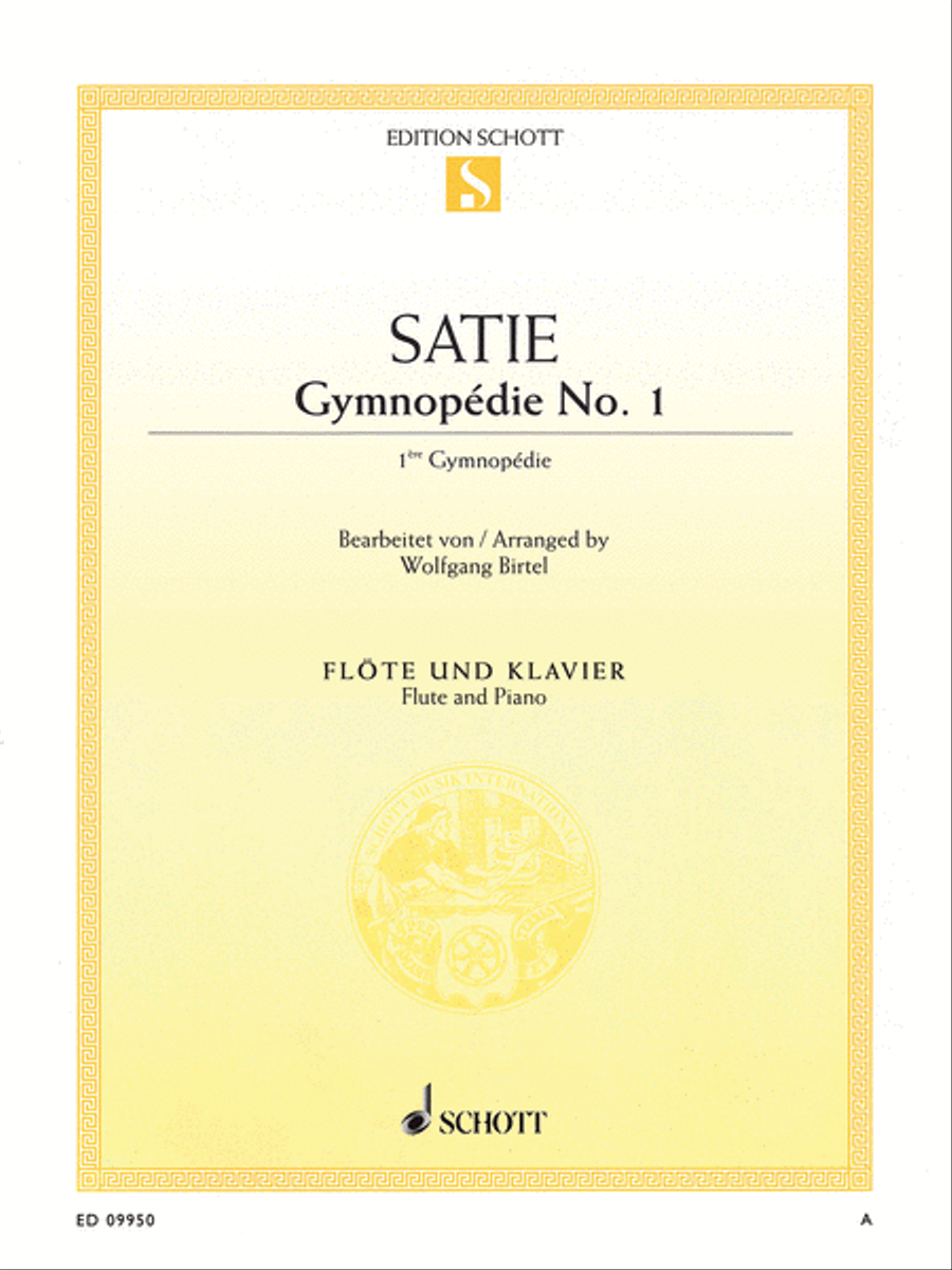 Gymnopedie No. 1 Flute Solo scores gallery preview page 1