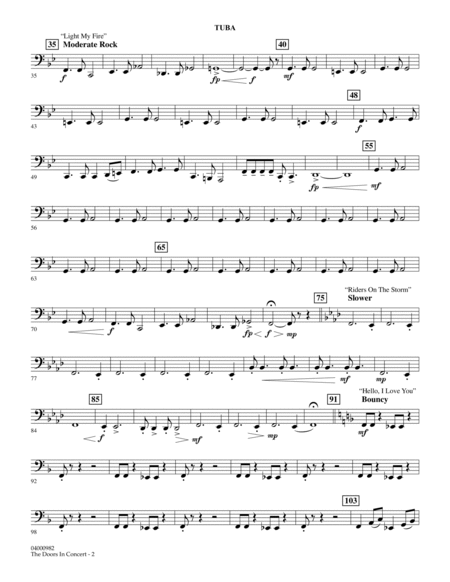 The Doors in Concert (arr. Paul Murtha) - Tuba