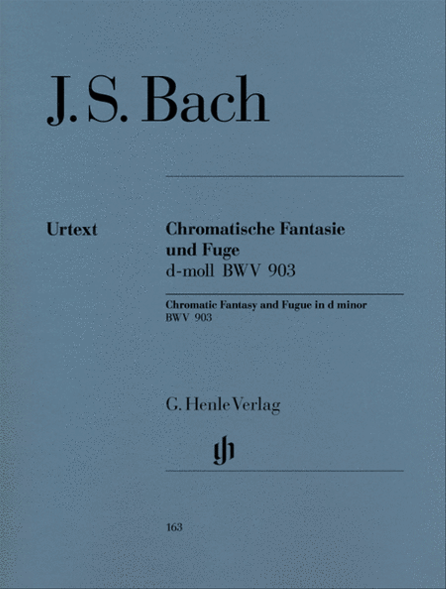 Chromatic Fantasy and Fugue D minor BWV 903 and 903a Piano Solo scores gallery preview page 1