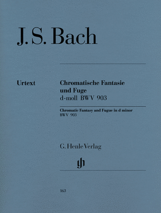 Book cover for Chromatic Fantasy and Fugue D minor BWV 903 and 903a