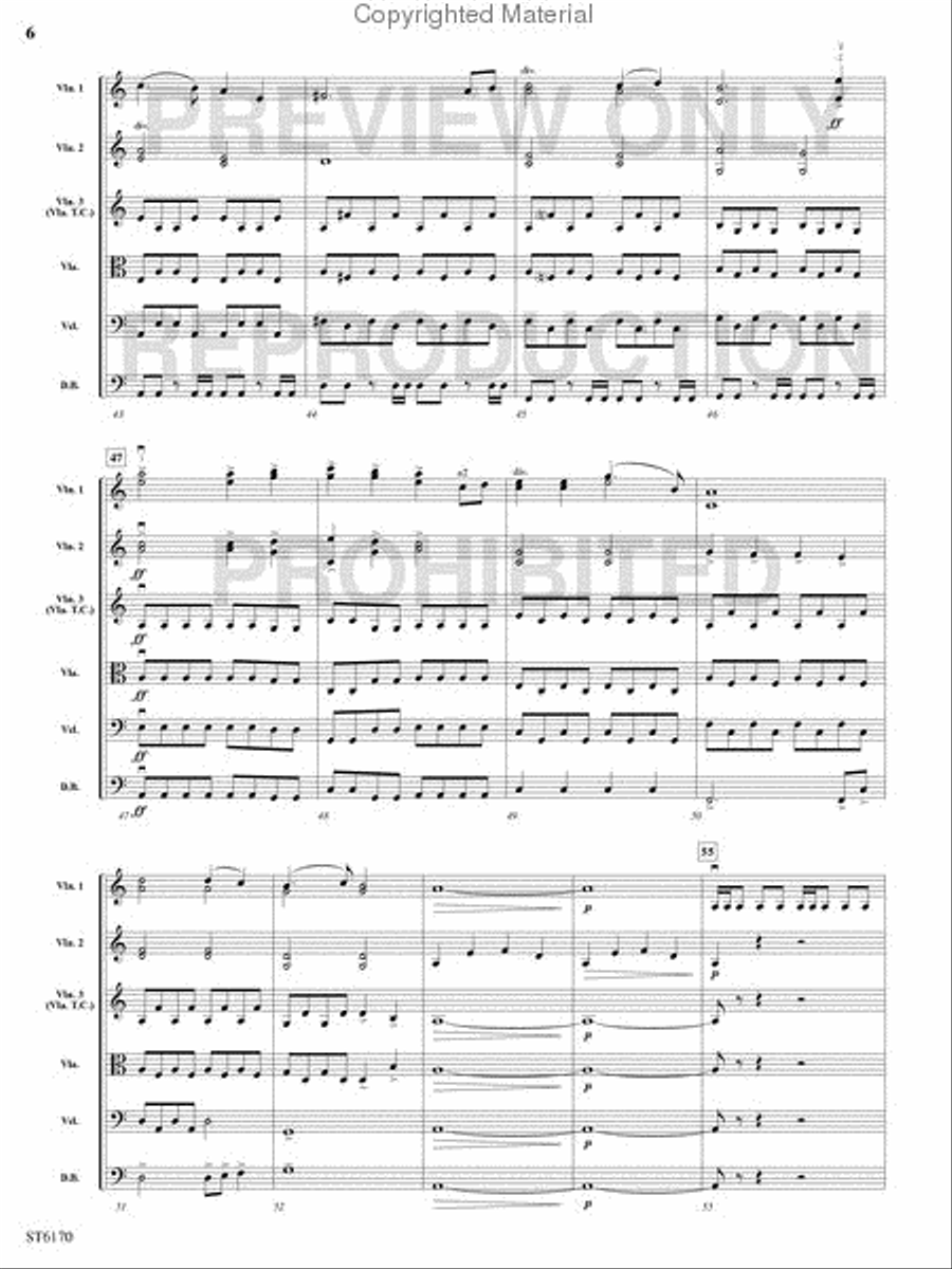 North Star to Freedom String Orchestra scores gallery preview page 5