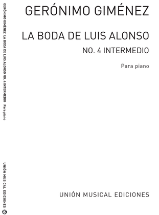 Gimenez: La Boda De Luis Alonso No. 4