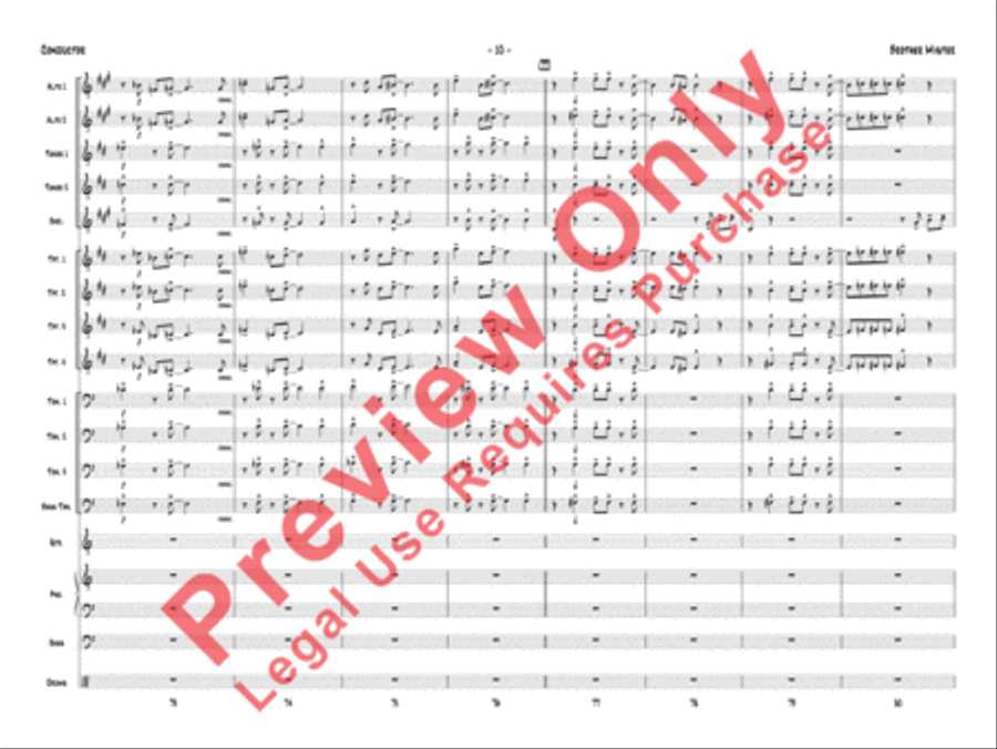 Brother Mister Jazz Ensemble scores gallery preview page 33