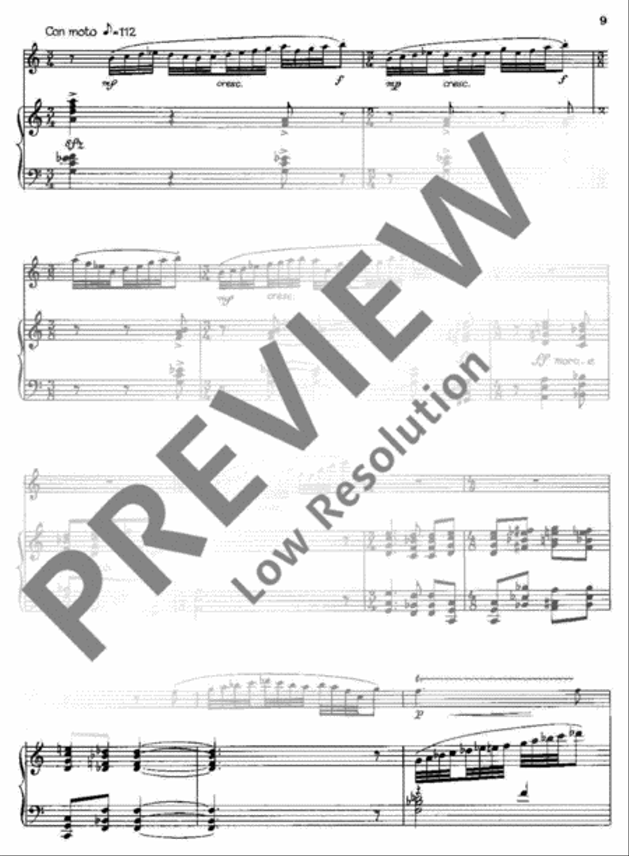 Aubade Flute scores gallery preview page 12