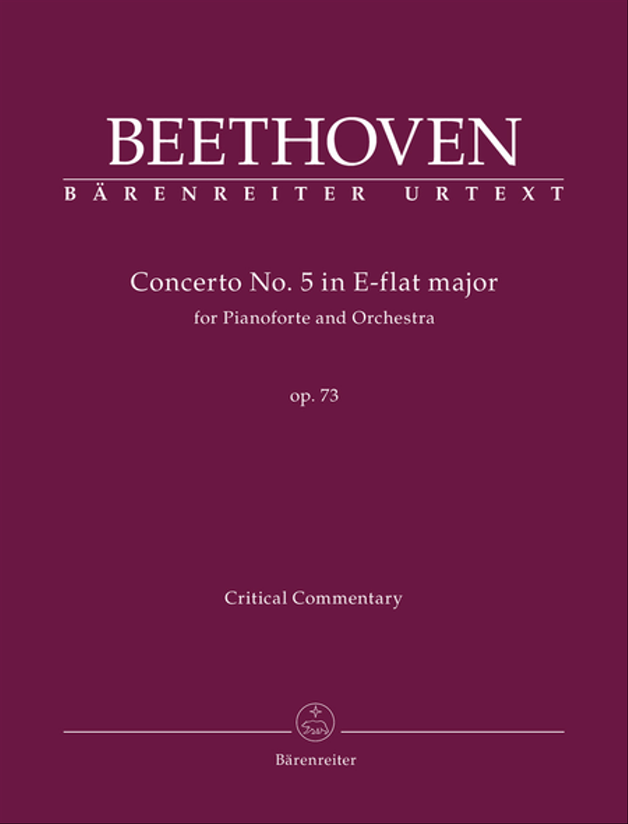 Concerto for Pianoforte and Orchestra Nr. 5 E-flat major op. 73 Orchestra scores gallery preview page 1