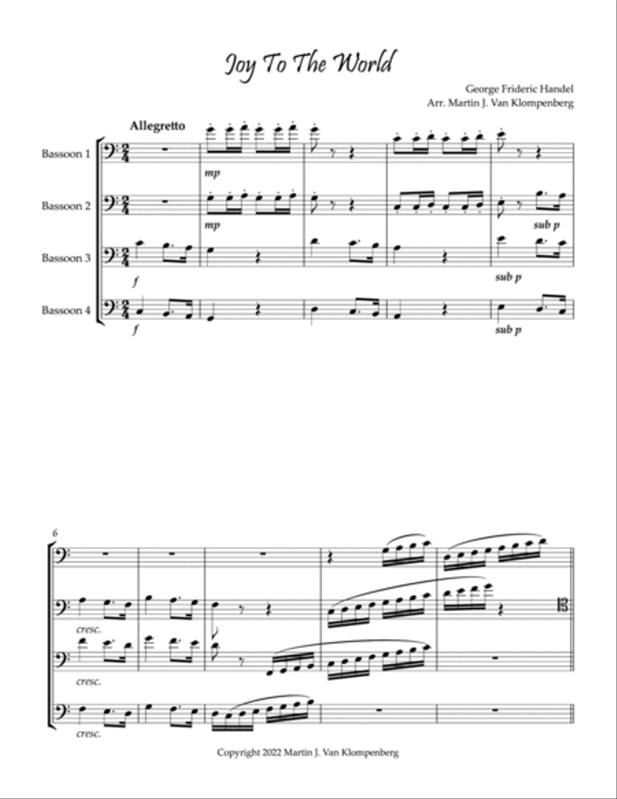 Joy to the World Joy to the World Woodwind Ensemble scores gallery preview page 3