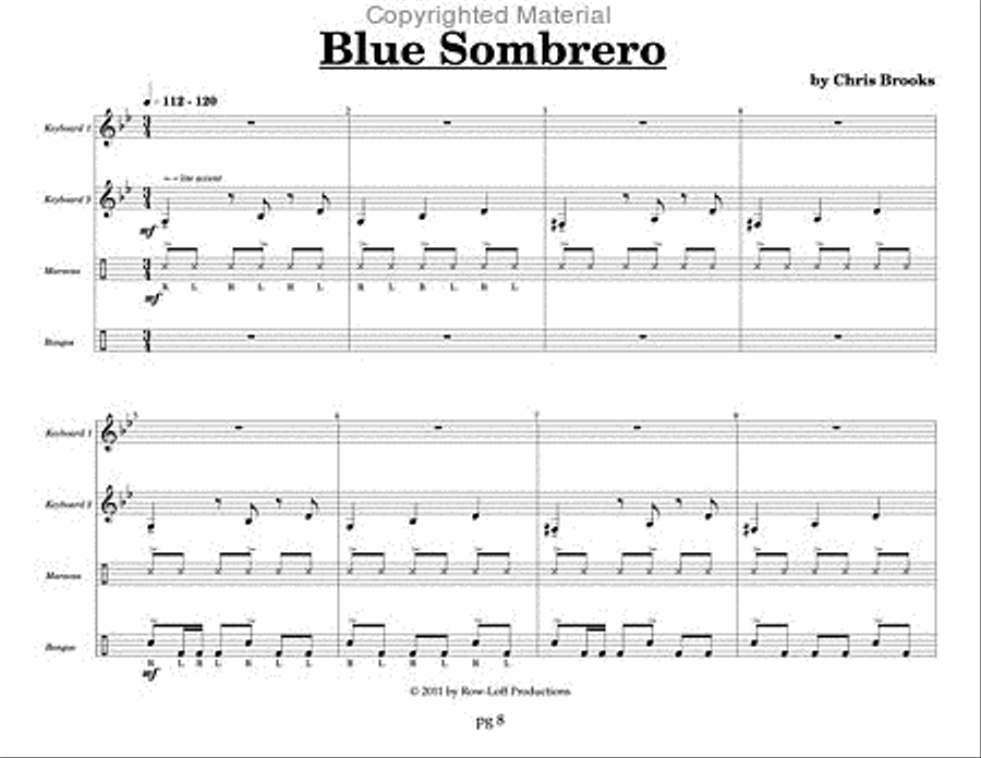 Los Cabos Suite (Blast Off Series) Percussion Ensemble scores gallery preview page 5