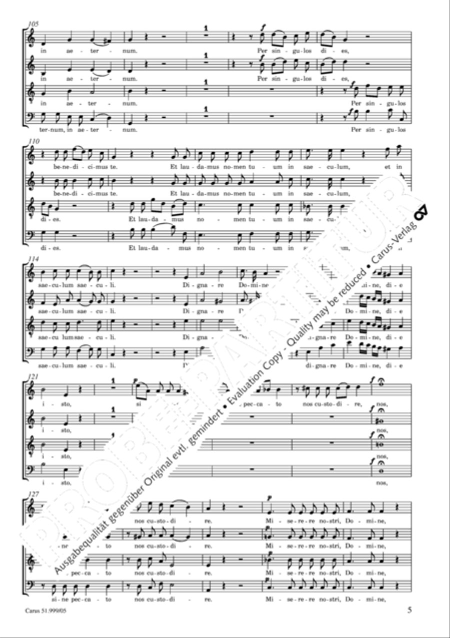 Te Deum 4-Part scores gallery preview page 6