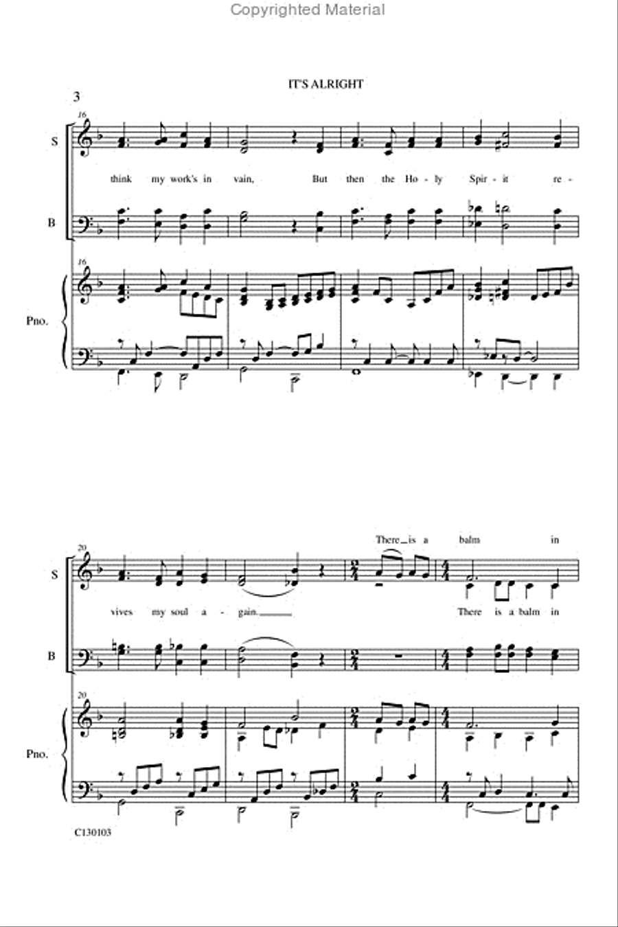 It's Alright Medley It's Alright Medley 4-Part scores gallery preview page 5