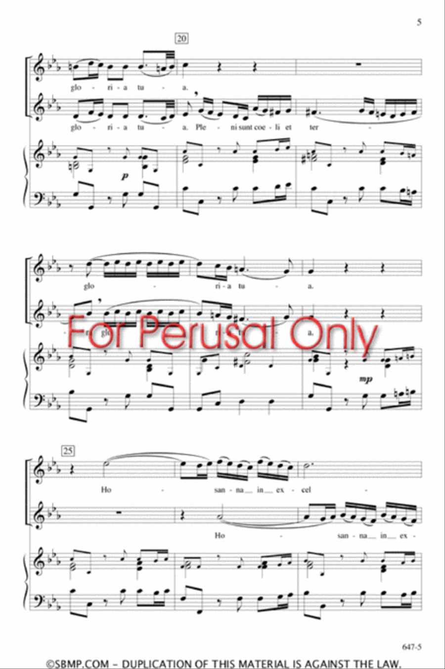 Sanctus - SA Octavo Sanctus - SA Octavo SA scores gallery preview page 4