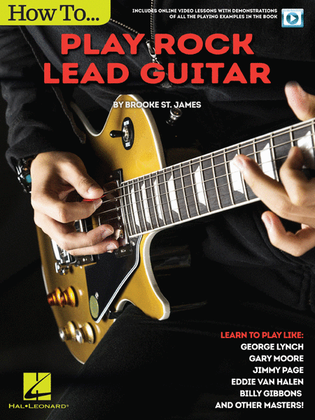 Book cover for How to Play Rock Lead Guitar
