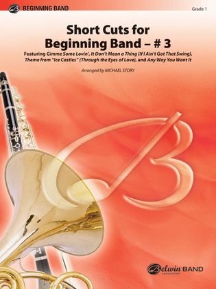 Book cover for Short Cuts for Beginning Band -- #3