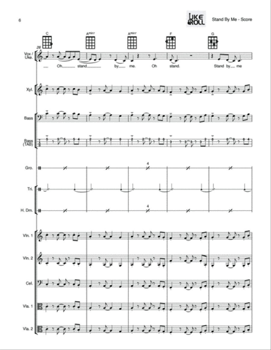 Stand By Me Soprano Recorder scores gallery preview page 6
