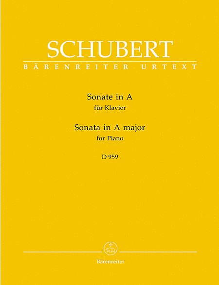 Franz Schubert: Piano Sonata In A Major, D 959