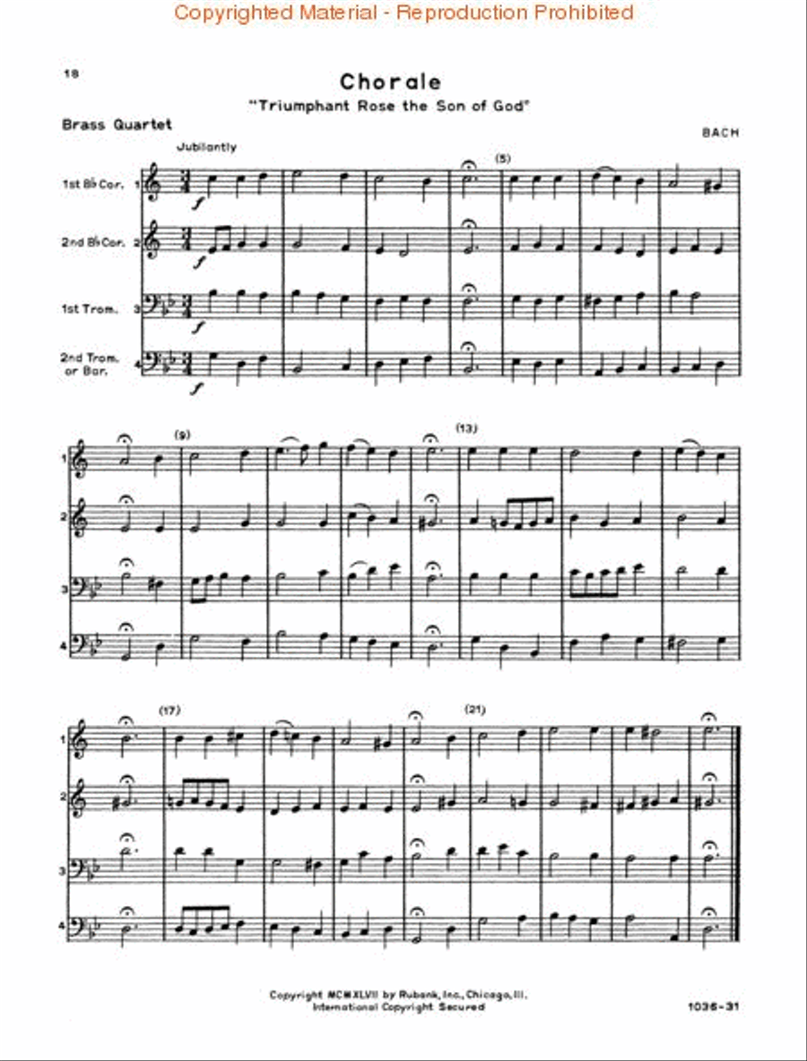 Ensemble Classics Series Brass Quartets - Volume 2 Brass Quartet scores gallery preview page 4