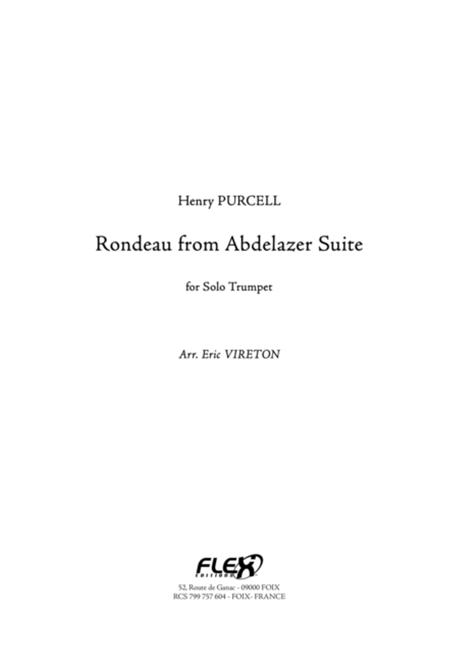 Rondeau from Abdelazer Suite Trumpet Solo scores gallery preview page 1