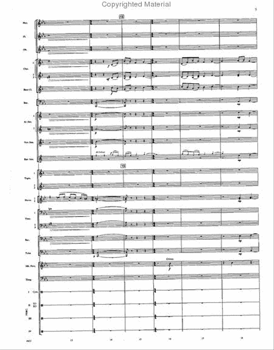 When Angels Weep Concert Band scores gallery preview page 4