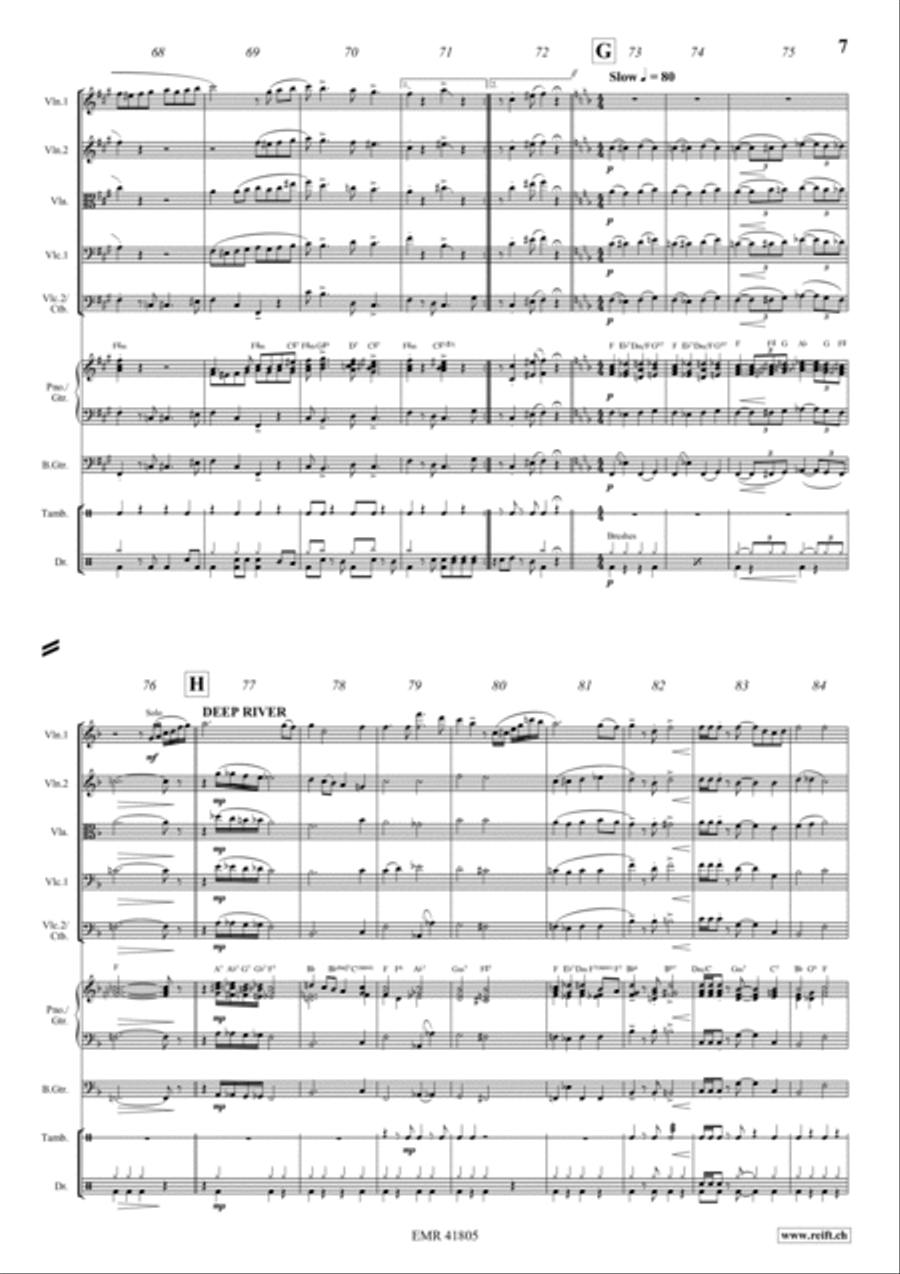 Fascinatin' Gospels Bass Guitar scores gallery preview page 6
