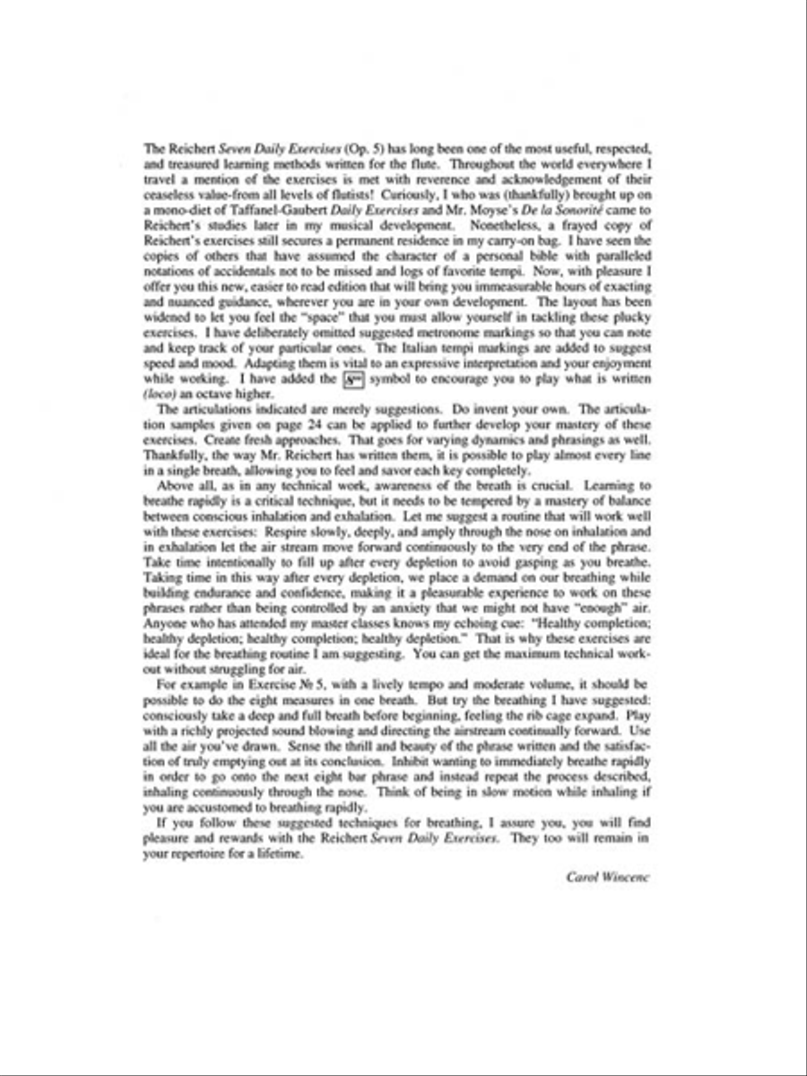 Seven Daily Exercises, Op. 5 Flute scores gallery preview page 3