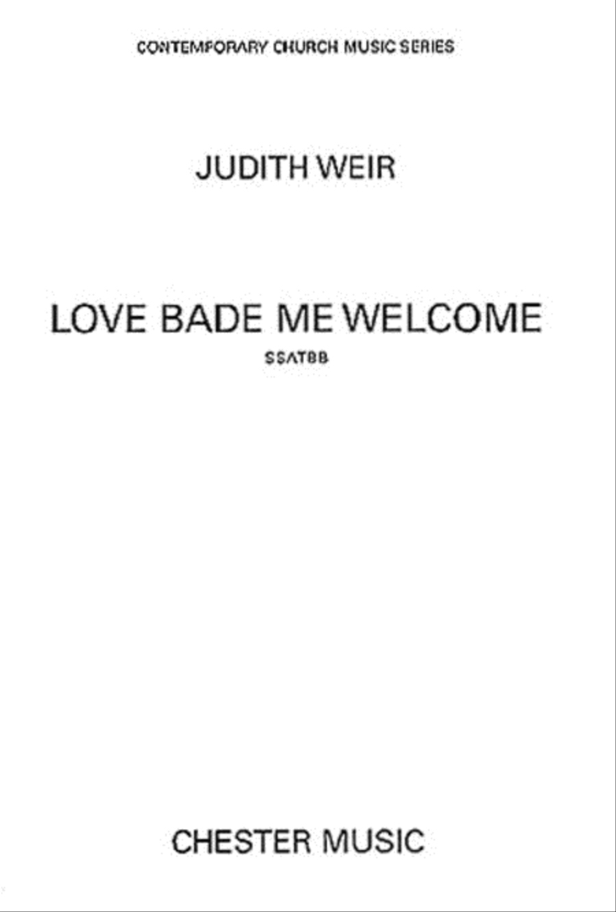 Love Bade Me Welcome 4-Part scores gallery preview page 1