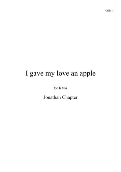 I Gave My Love an Apple image number null