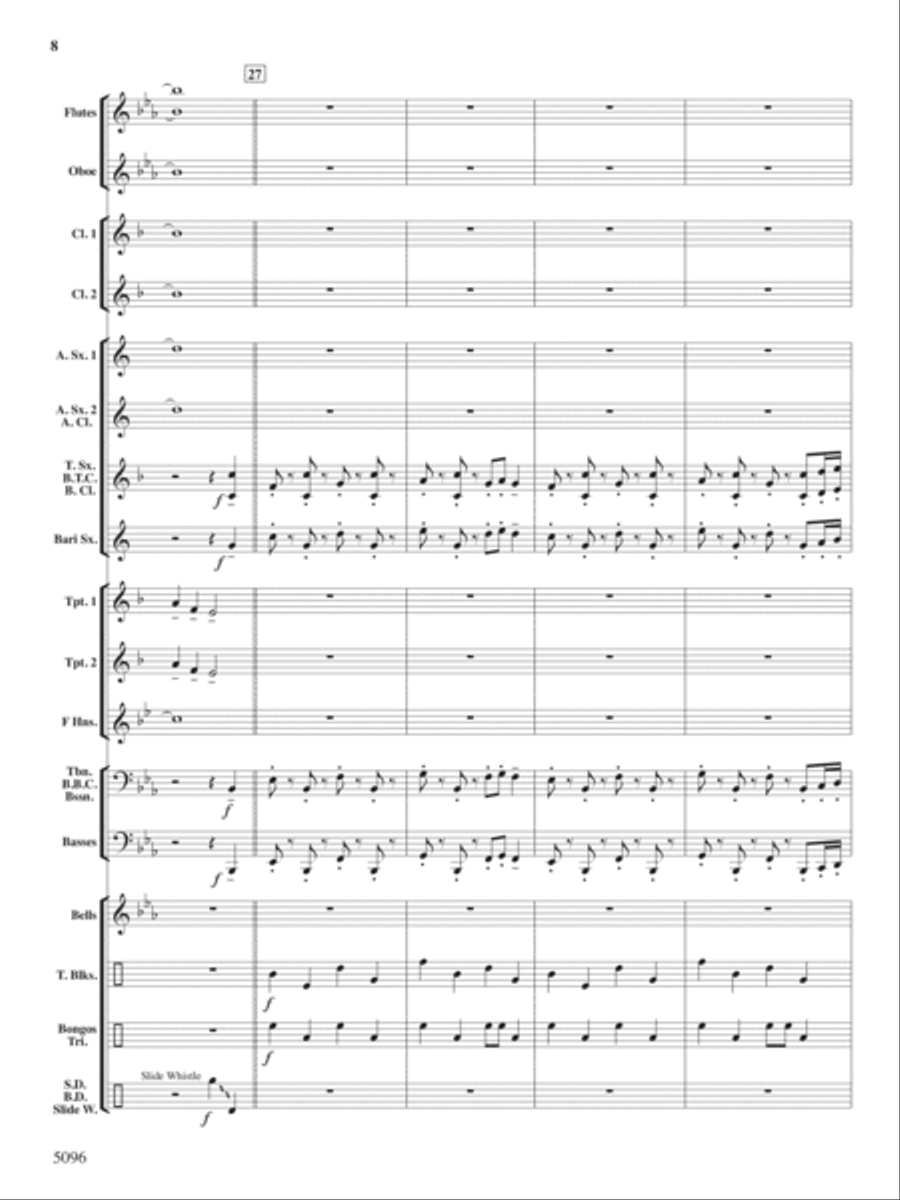 Portly Penguin Parade Concert Band scores gallery preview page 7