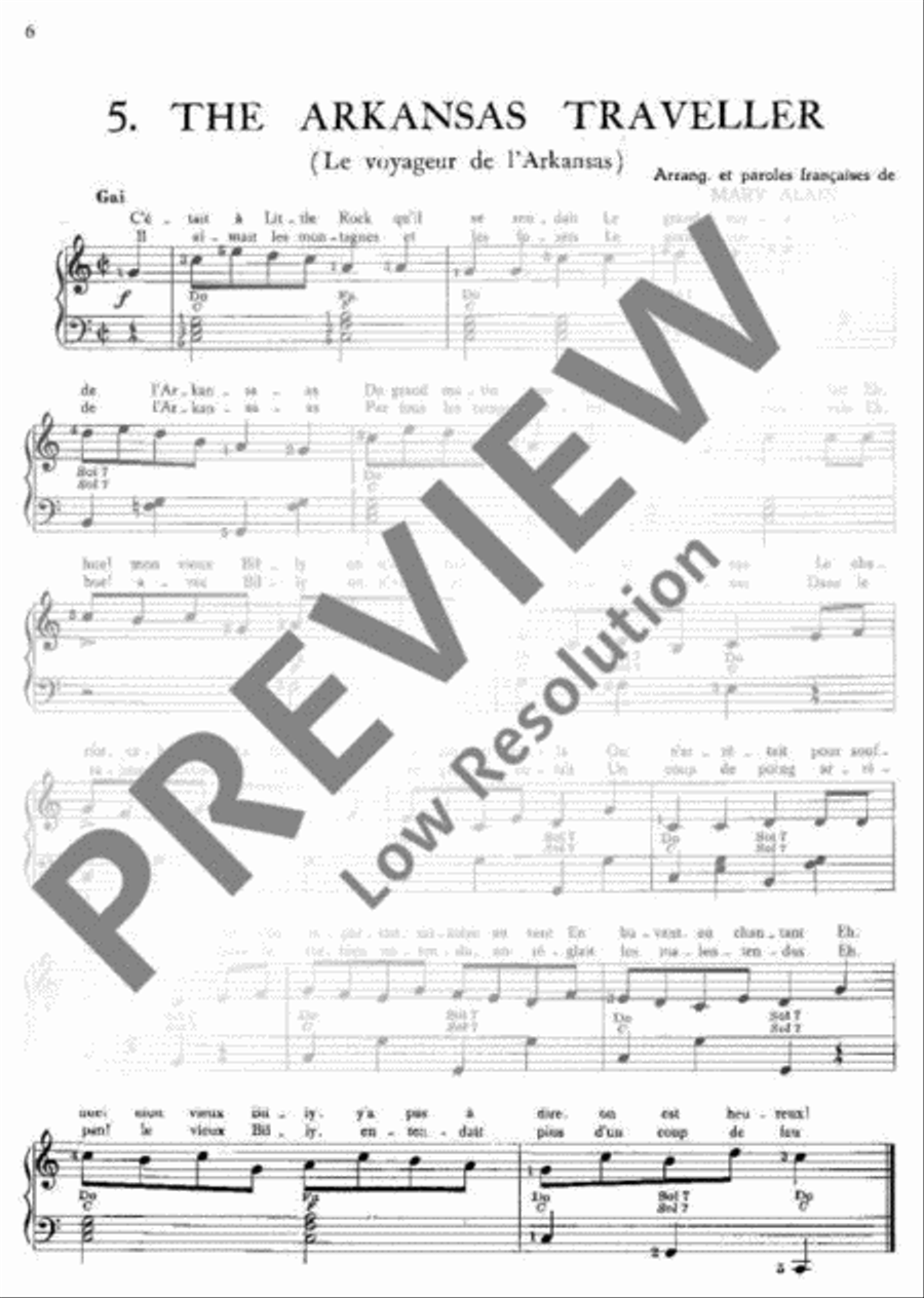 Popular Cow-Boy Songs Popular Cow-Boy Songs Piano Solo scores gallery preview page 7