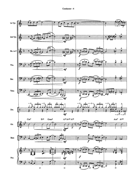 Summertime (from Porgy and Bess): Score
