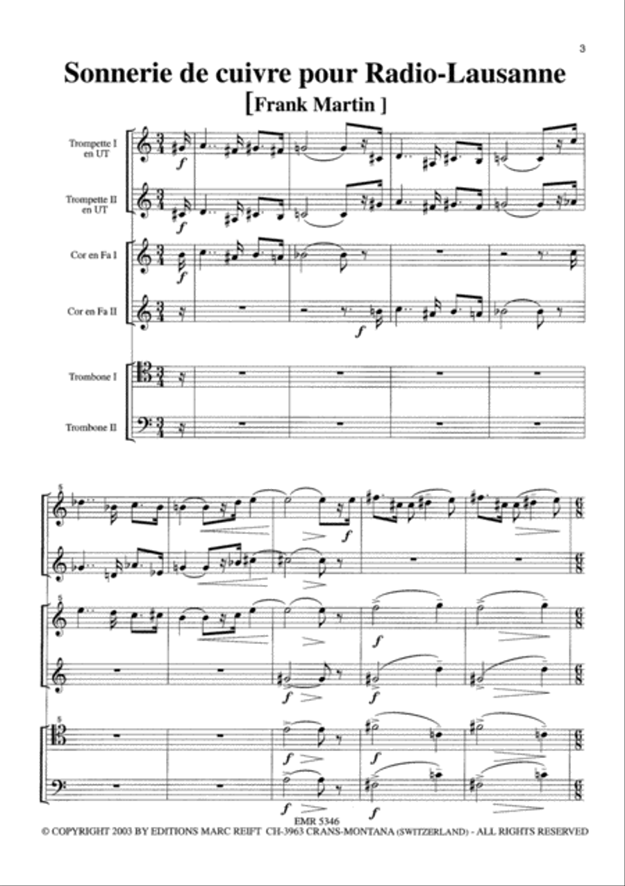Petite Fanfare Chamber Music scores gallery preview page 4